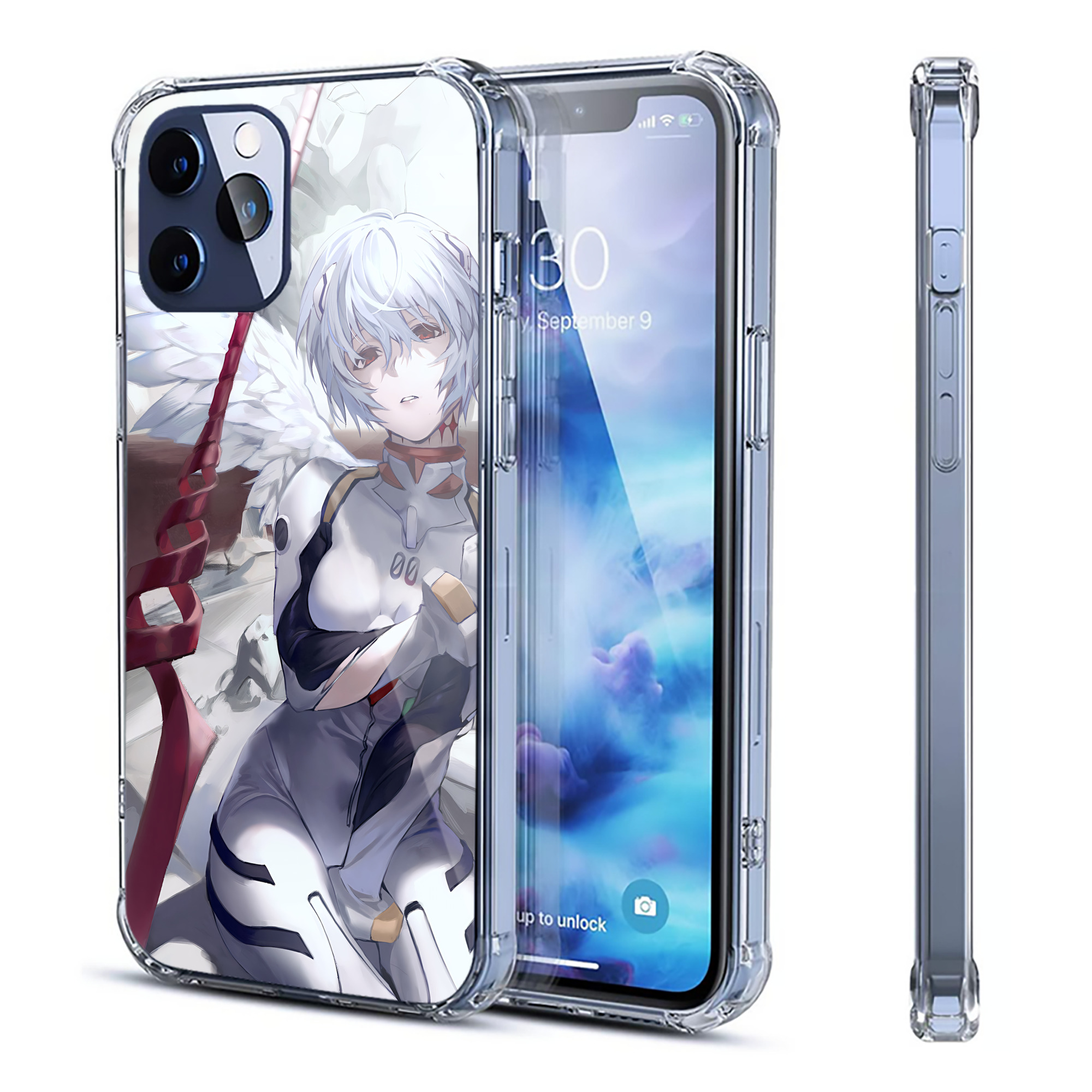（画像用） EVA 新世紀エヴァンゲリオン 【iPhone 12シリーズ対応】透明スマホケース（クリアソフトケース）